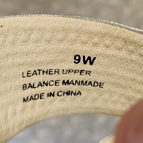 David Tate Thrill Women's Leather Sandal Bone Tan Slip On Slide Size 9 Wide - Picture 8 of 8